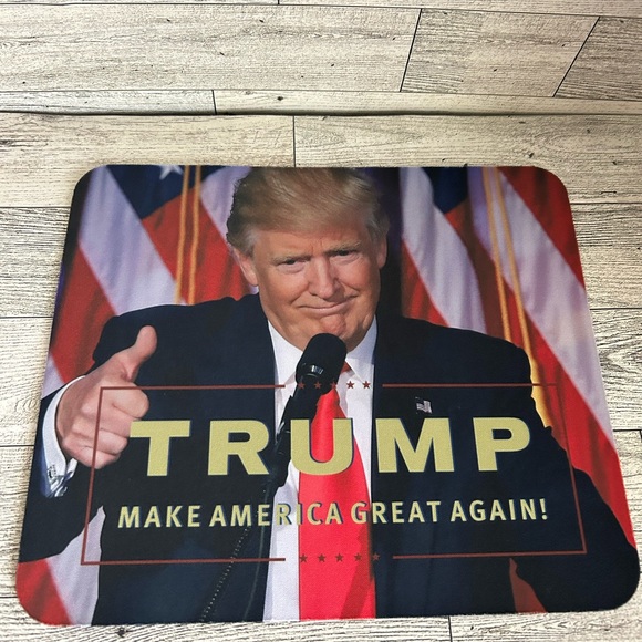 Trump Themed Mouse Pad - Red and Black - Picture 2 of 3